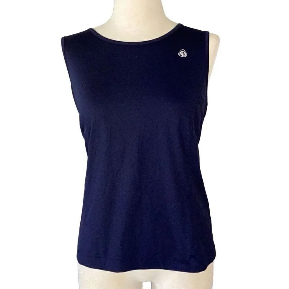 Brooks Brothers Country Club Prosport Women’s Golf Top Sz 18 Navy Blue